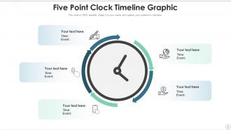 Clock timeline powerpoint ppt template bundles