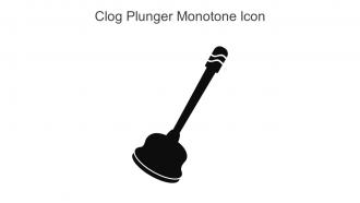 Clog Plunger Monotone Icon In Powerpoint Pptx Png And Editable Eps Format