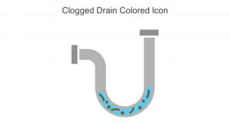 Clogged Drain Colored Icon In Powerpoint Pptx Png And Editable Eps Format