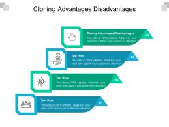 Cloning advantages disadvantages ppt powerpoint presentation model gallery cpb