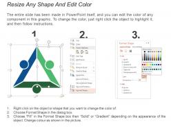 99115719 style hierarchy flowchart 4 piece powerpoint presentation diagram infographic slide