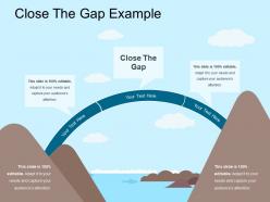 Close the gap example