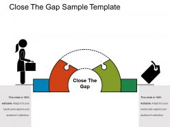 Close the gap sample template
