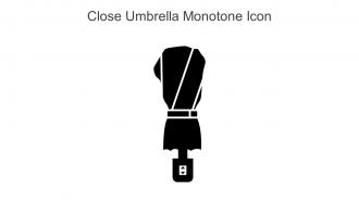 Close Umbrella Monotone Icon In Powerpoint Pptx Png And Editable Eps Format