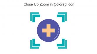 Close Up Zoom In Colored Icon In Powerpoint Pptx Png And Editable Eps Format