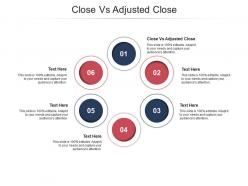 Close vs adjusted close ppt powerpoint presentation gallery show cpb