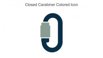 Closed Carabiner Colored Icon In Powerpoint Pptx Png And Editable Eps Format