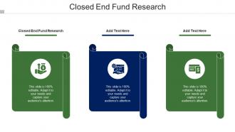 Closed End Fund Research Ppt Powerpoint Presentation File Information Cpb