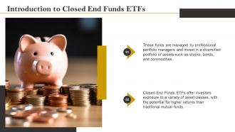 Closed End Funds Etf powerpoint presentation and google slides ICP Images Downloadable