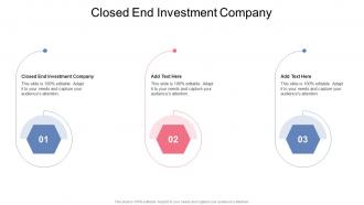 Closed End Investment Company In Powerpoint And Google Slides Cpb