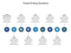 Closed ending questions ppt powerpoint presentation model show cpb
