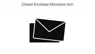 Closed Envelope Monotone Icon In Powerpoint Pptx Png And Editable Eps Format