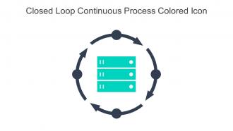 Closed Loop Continuous Process Colored Icon In Powerpoint Pptx Png And Editable Eps Format