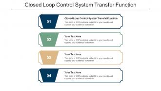 Closed loop control system transfer function ppt powerpoint presentation styles show cpb