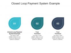 Closed loop payment system example ppt powerpoint presentation layouts structure cpb