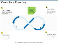 Closed Loop Reporting Ppt Powerpoint Presentation Diagram Graph Charts