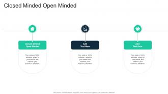 Closed Minded Open Minded In Powerpoint And Google Slides Cpb