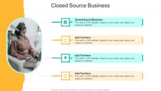 Closed Source Business In Powerpoint And Google Slides Cpb
