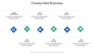 Closely Held Business In Powerpoint And Google Slides Cpb