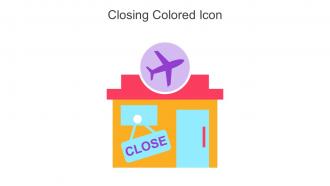 Closing Colored Icon In Powerpoint Pptx Png And Editable Eps Format
