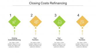 Closing costs refinancing ppt powerpoint presentation file design inspiration cpb