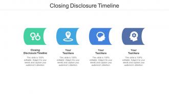 Closing disclosure timeline ppt powerpoint presentation summary sample cpb