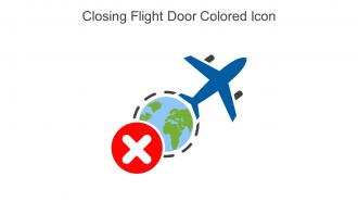 Closing Flight Door Colored Icon In Powerpoint Pptx Png And Editable Eps Format