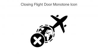 Closing Flight Door Monotone Icon In Powerpoint Pptx Png And Editable Eps Format