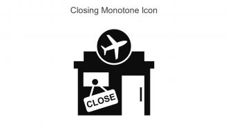 Closing Monotone Icon In Powerpoint Pptx Png And Editable Eps Format