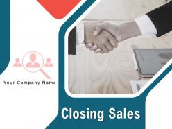 Closing sales approach presentation business professionals strategies