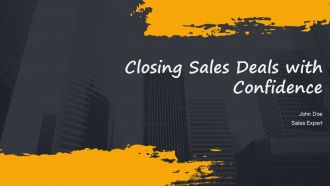 Closing Sales Deals With Confidence PPT Presentation ST AI