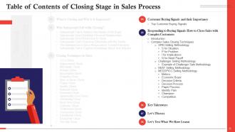 Closing Stage In Sales Process Training Ppt Impressive Engaging