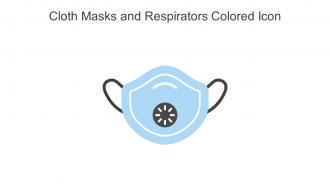 Cloth Masks And Respirators Colored Icon In Powerpoint Pptx Png And Editable Eps Format