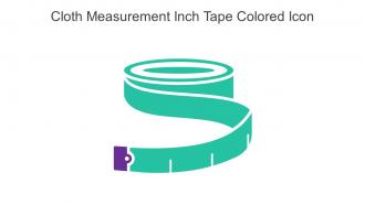 Cloth Measurement Inch Tape Colored Icon In Powerpoint Pptx Png And Editable Eps Format