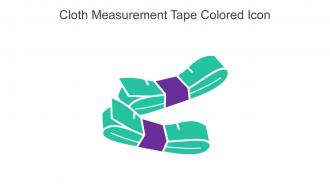 Cloth Measurement Tape Colored Icon In Powerpoint Pptx Png And Editable Eps Format