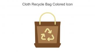 Cloth Recycle Bag Colored Icon In Powerpoint Pptx Png And Editable Eps Format