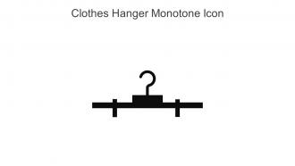 Clothes Hanger Monotone Icon In Powerpoint Pptx Png And Editable Eps Format