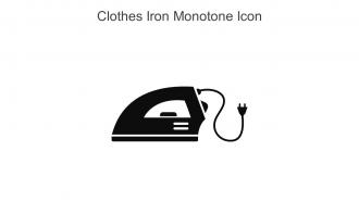 Clothes Iron Monotone Icon In Powerpoint Pptx Png And Editable Eps Format
