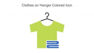 Clothes On Hanger Colored Icon In Powerpoint Pptx Png And Editable Eps Format