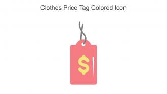 Clothes Price Tag Colored Icon In Powerpoint Pptx Png And Editable Eps Format