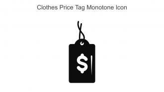 Clothes Price Tag Monotone Icon In Powerpoint Pptx Png And Editable Eps Format