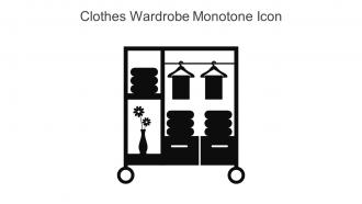 Clothes Wardrobe Monotone Icon In Powerpoint Pptx Png And Editable Eps Format