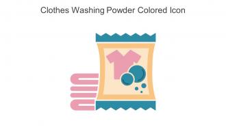 Clothes Washing Powder Colored Icon In Powerpoint Pptx Png And Editable Eps Format