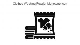 Clothes Washing Powder Monotone Icon In Powerpoint Pptx Png And Editable Eps Format