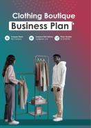 Clothing Boutique Business Plan Pdf Word Document