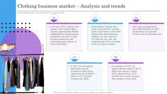Clothing Business Market Analysis And Trends BP SS