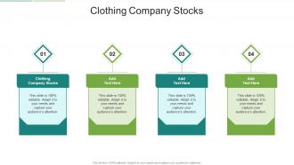 Clothing Company Stocks In Powerpoint And Google Slides Cpb