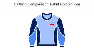 Clothing Compression T Shirt Colored Icon In Powerpoint Pptx Png And Editable Eps Format