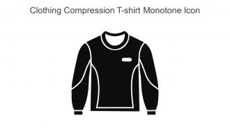 Clothing Compression T Shirt Monotone Icon In Powerpoint Pptx Png And Editable Eps Format