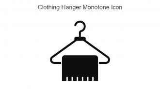 Clothing Hanger Monotone Icon In Powerpoint Pptx Png And Editable Eps Format